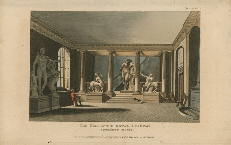 Hallen ved Royal Academy, Somerset House av English School