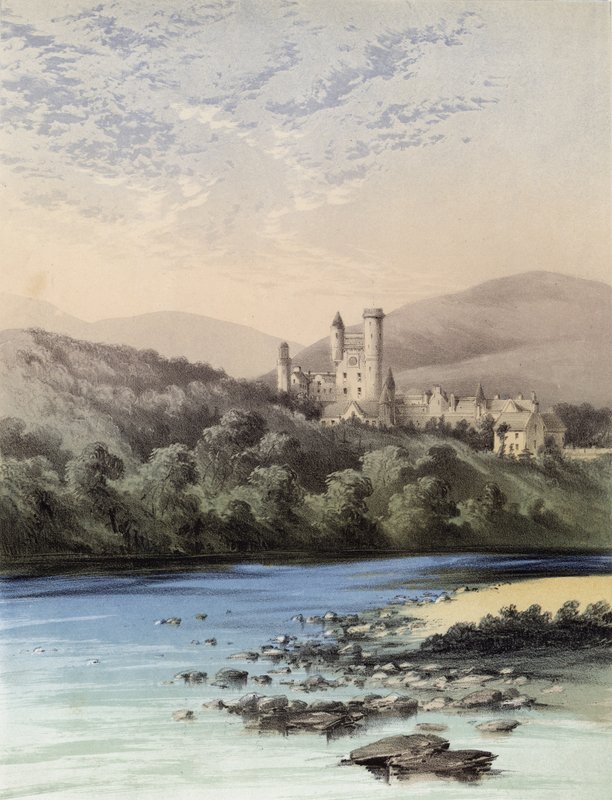 The Highland Home, Balmoral Castle, Quadrille, Frederic Lemoine av English School
