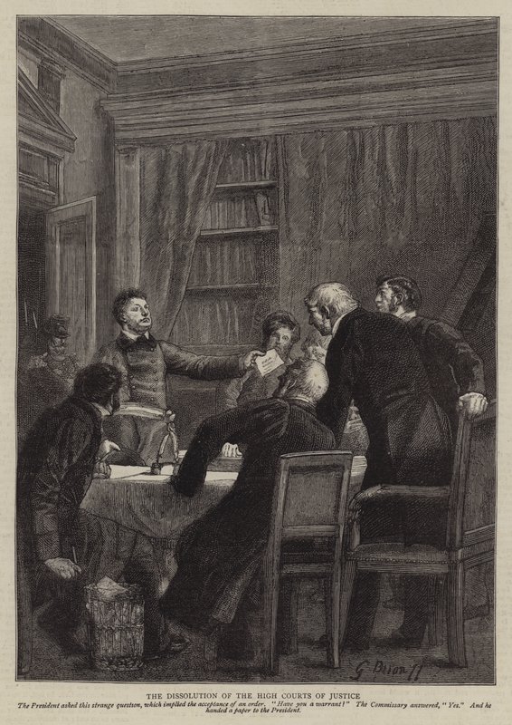 Historien om en forbrytelse, et øyenvitnes vitnesbyrd av English School