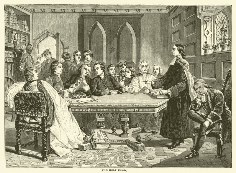 Den hellige klubben (gravering) av English School