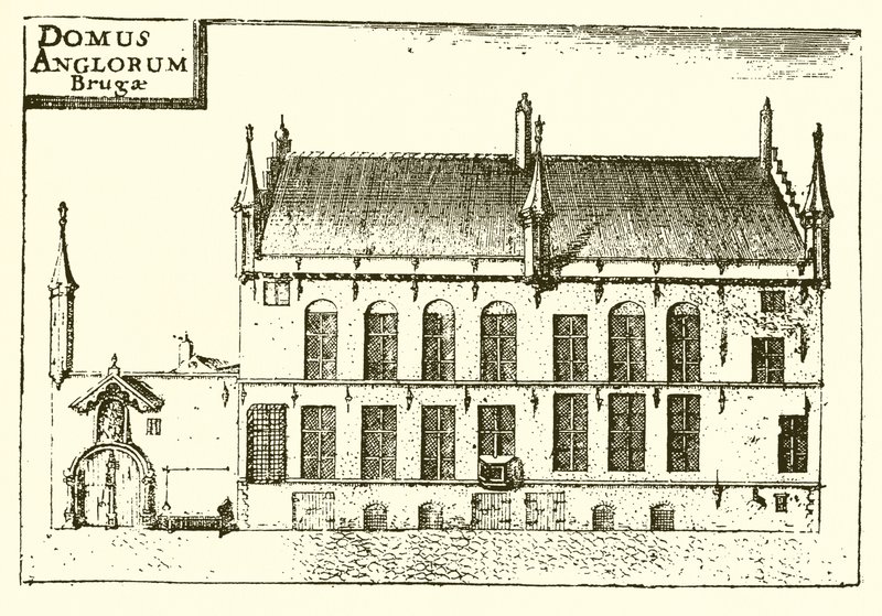 Huset i Brugge okkupert av Caxton av English School
