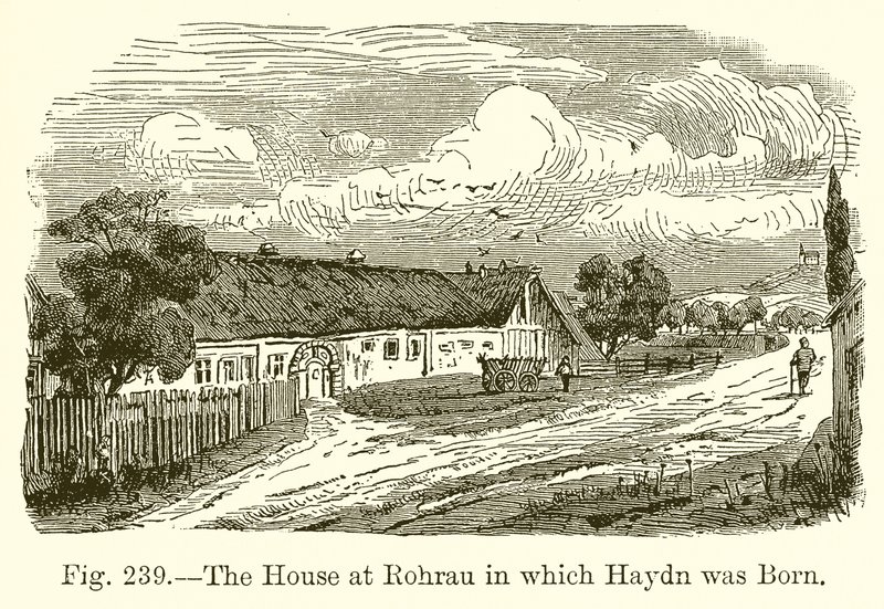 Huset i Rohrau der Haydn ble født av English School