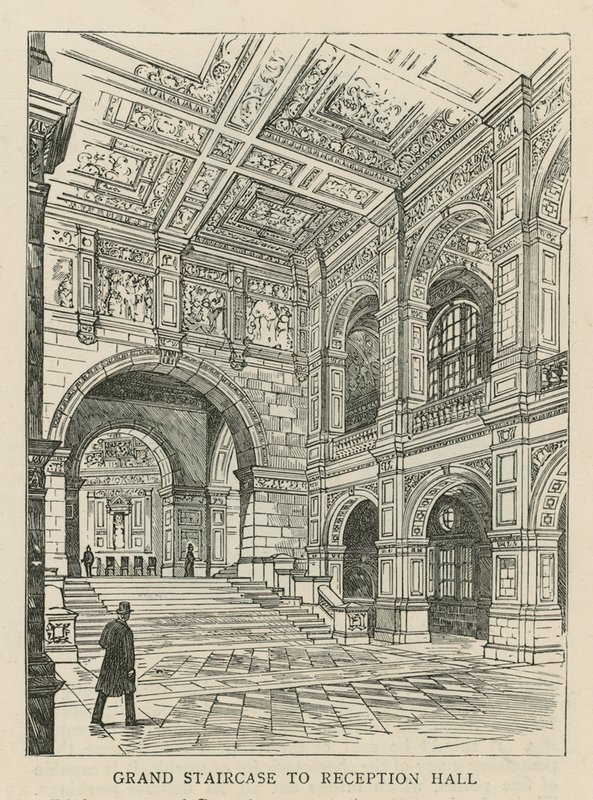 The Imperial Institute: Stor trapp til mottakshallen av English School