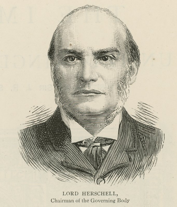 The Imperial Institute: Lord Herschell, styreleder for det styrende organ av English School
