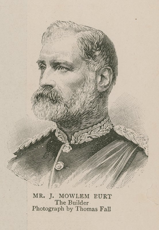Imperial Institute: Mr J Mowlem Burt, byggherren av English School