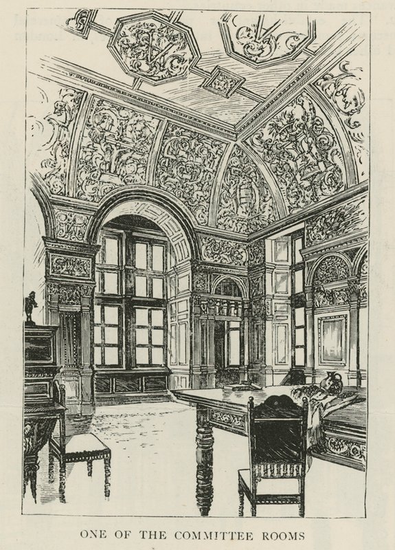 The Imperial Institute: Et av komitérommene av English School