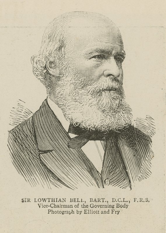 The Imperial Institute: Sir Lowthian Bell, nestleder i det styrende organ av English School