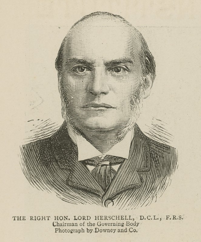 The Imperial Institute: The Right Honorable Lord Herschell, styreleder for det styrende organ av English School