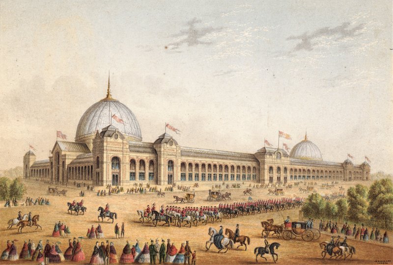 Den internasjonale utstillingsbygningen fra 1862 av English School
