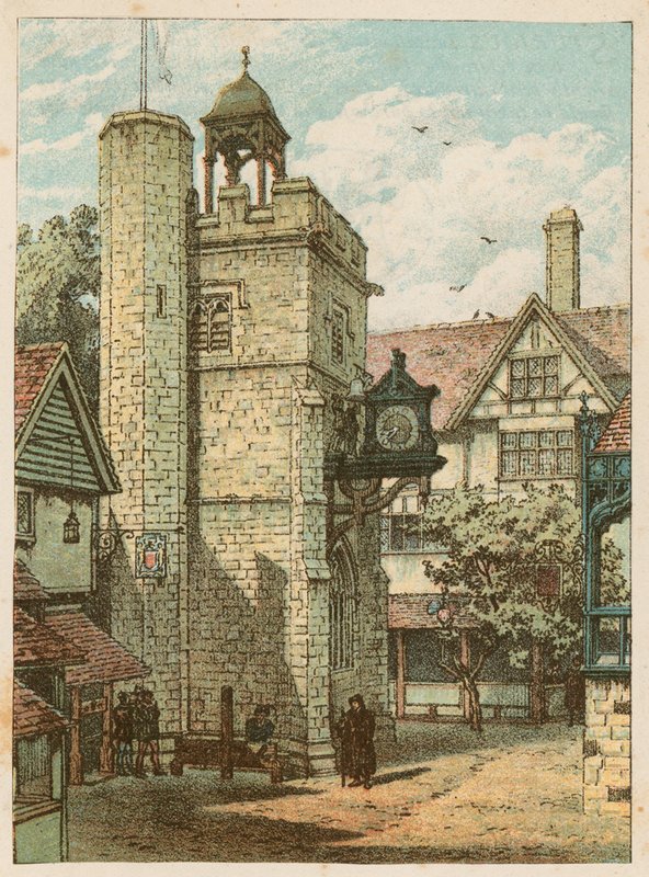 Den internasjonale helseutstillingen i South Kensington, 1884: All-Hallows, Staining, London av English School