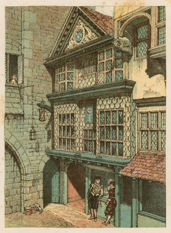 Den internasjonale helseutstillingen i South Kensington, 1884: den gamle London-gaten av English School