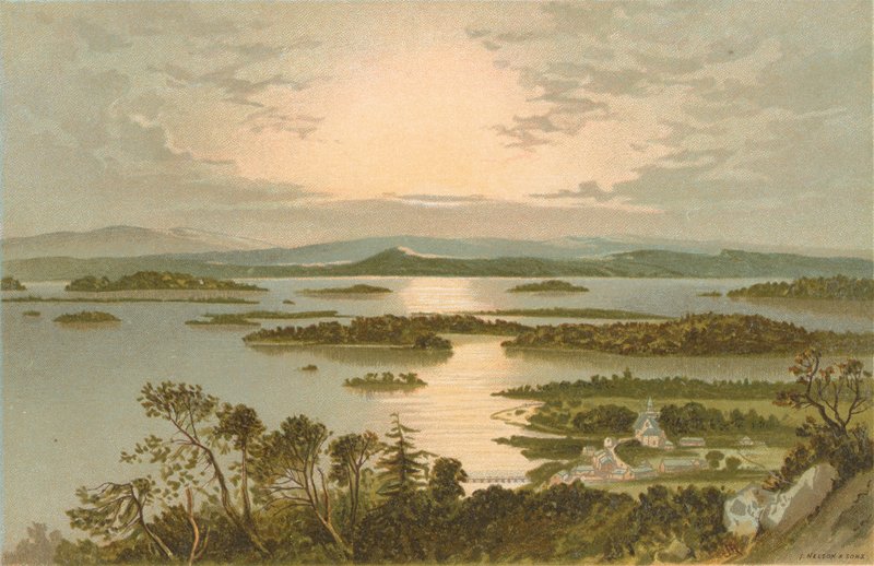Øyene, Loch Lomond - Fra oven Luss av English School