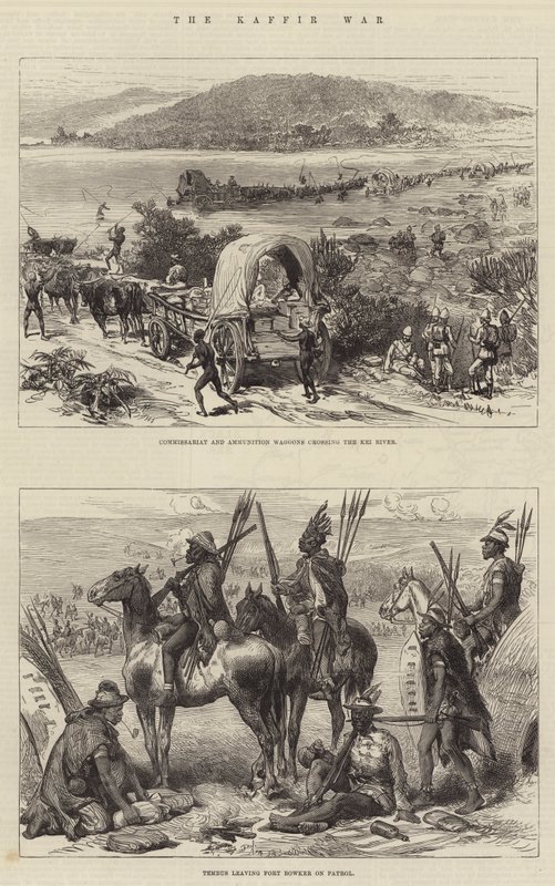 Kaffirkrigen (gravering) av English School