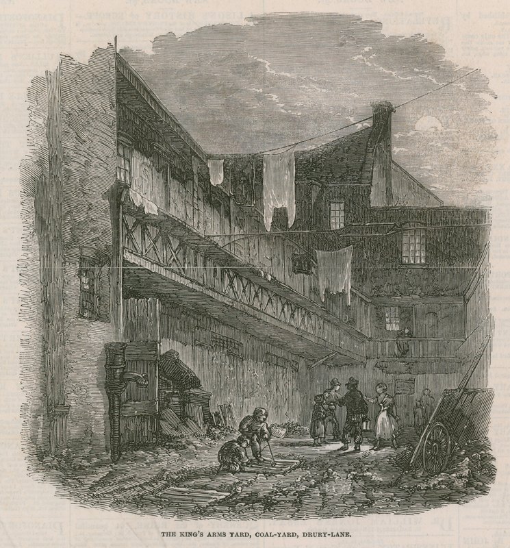 The Kings Arms Yard, Coal Yard, Drury Lane av English School