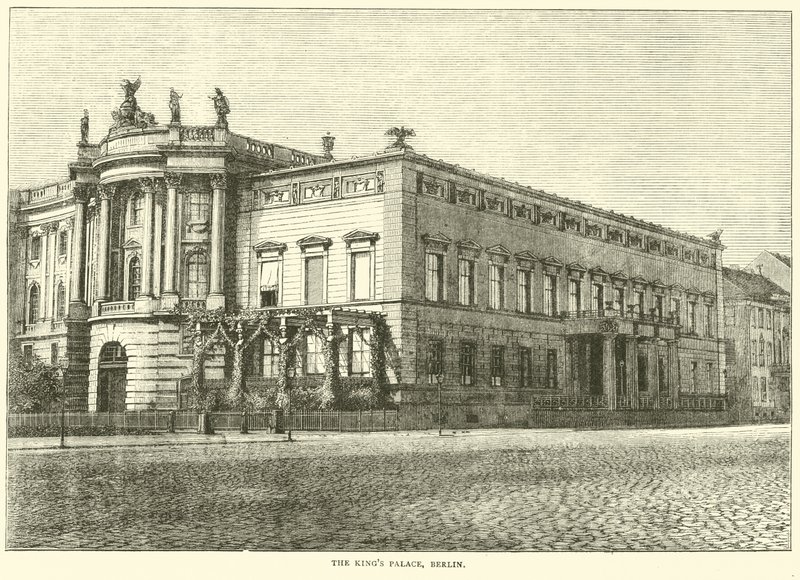 Kings Palace, Berlin, mars 1871 av English School
