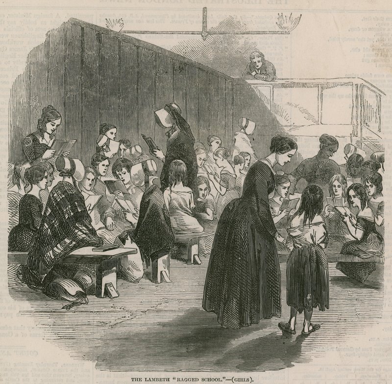 The Lambeth Ragged School for jenter av English School