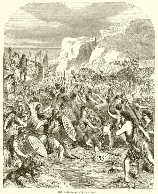 Julius Cæsars landgang av English School
