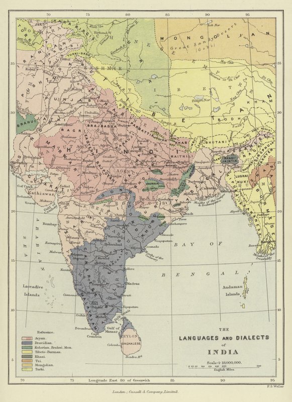 Språkene og dialektene i India av English School