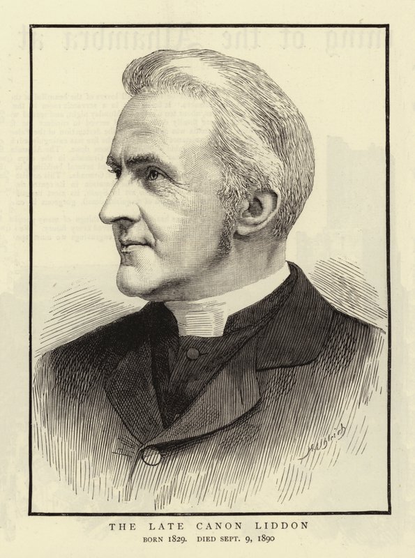 The Late Canon Liddon (gravering) av English School
