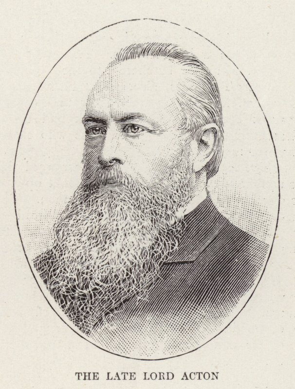 Den avdøde Lord Acton (gravering) av English School
