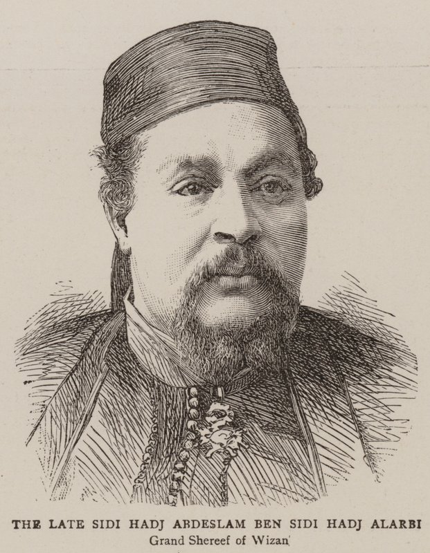 Thalat Sidi Hadj Abdessalem Ibn Sidi Hadj Al-Arabi (gravering) av English School