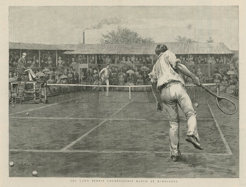 Lawn Tennis Championship-kampen på Wimbledon av English School