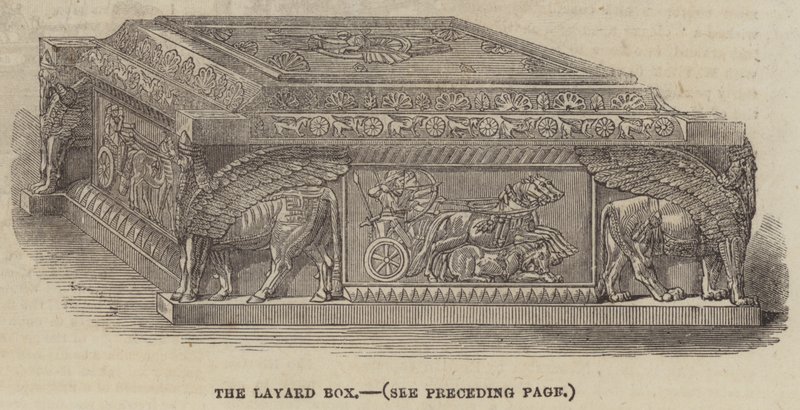 The Layard Box (gravering) av English School