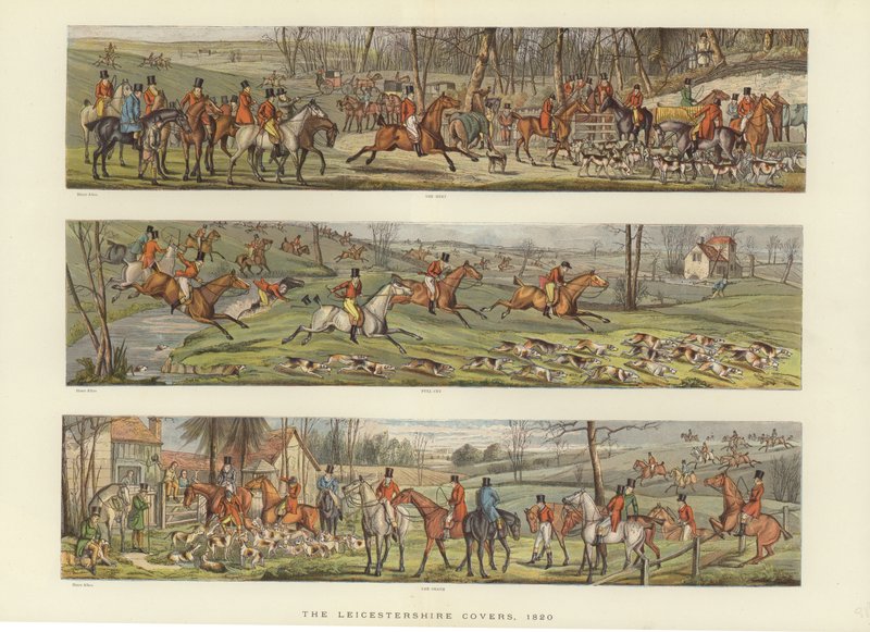 The Leicestershire Covers, 1820 av English School
