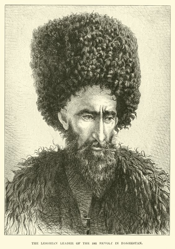 Den lesghiske lederen for 1861-opprøret i Daghestan av English School