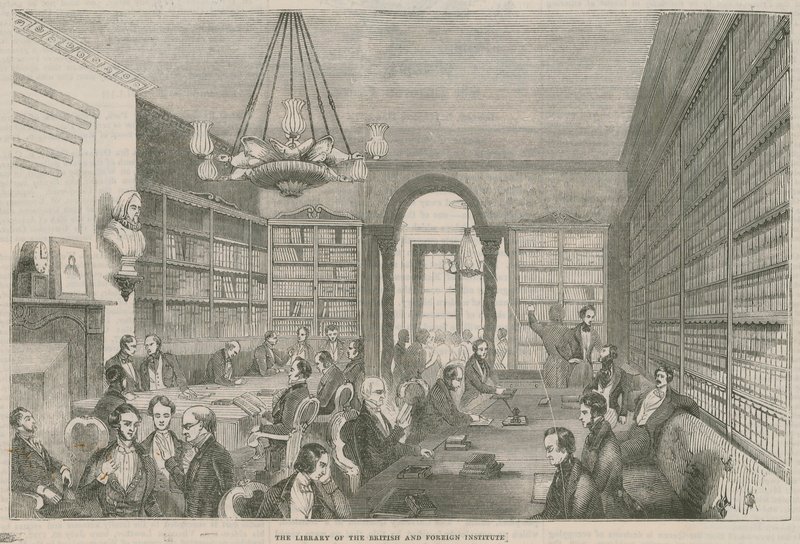 Biblioteket til British and Foreign Institute av English School