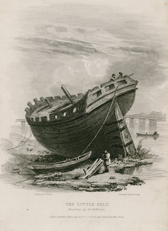 Lillebeltet, bryter sammen ved Battersea av English School