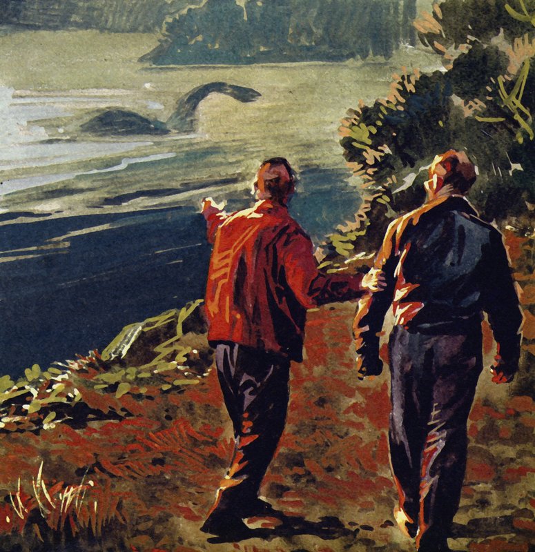 Loch Ness-monsteret ble ofte sett på 1930-tallet av English School