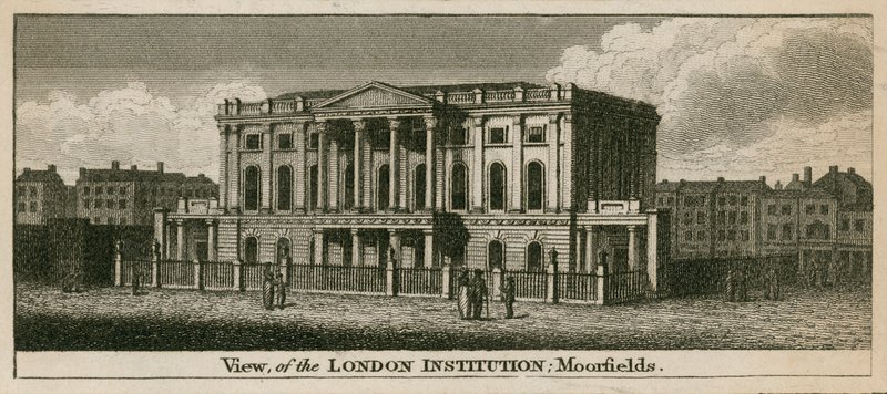 London Institution, Moorfields, London av English School