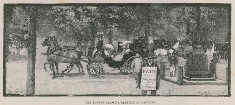 London-sesongen: Kensington Gardens av English School