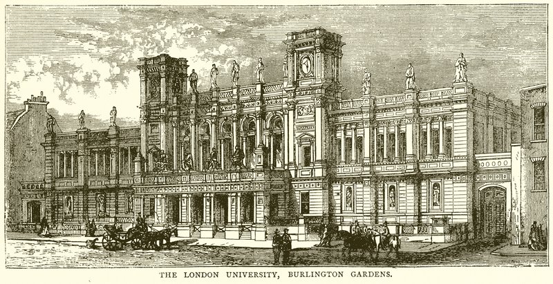 London University, Burlington Gardens av English School