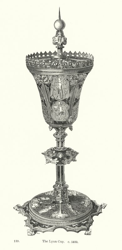 Lynn Cup, ca 1400 av English School