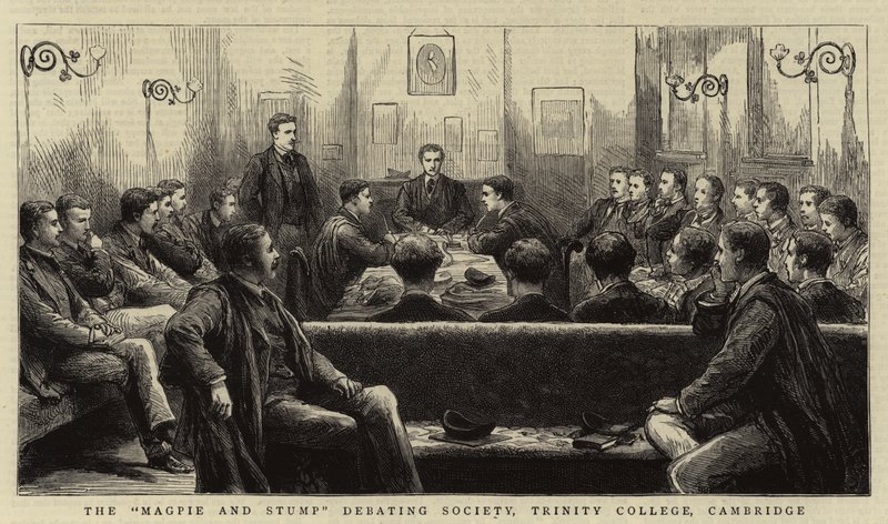 "Magpie and Stump" Debating Society, Trinity College, Cambridge av English School