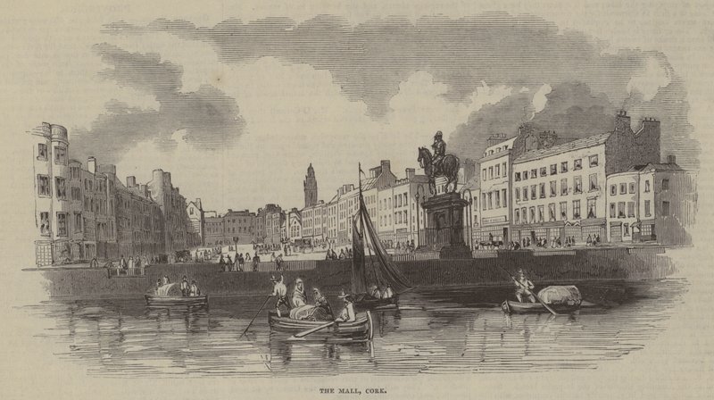 The Mall, Cork (gravering) av English School