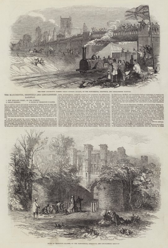 Manchester, Sheffield og Lincolnshire Railway (gravering) av English School