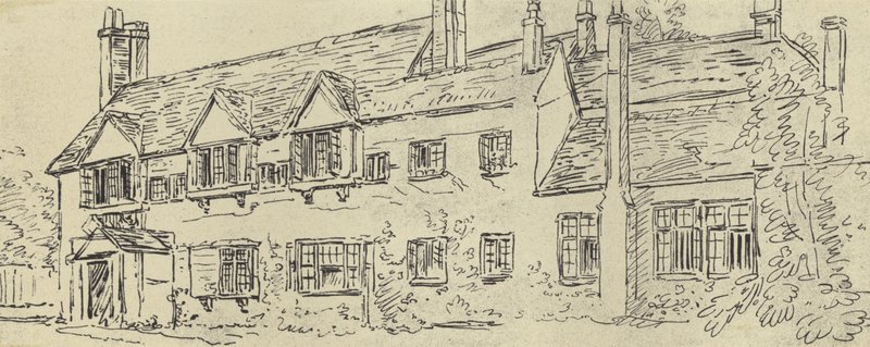 Herregården, ca 1770 (gravyr) av English School