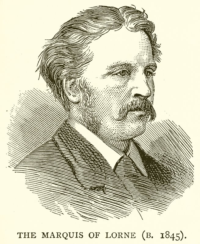Markisen av Lorne (f. 1845) av English School