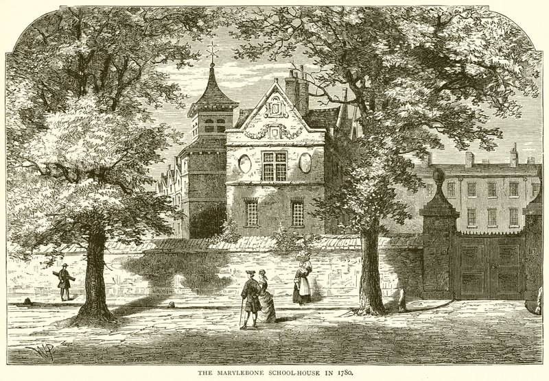 Marylebone School-House i 1780 av English School