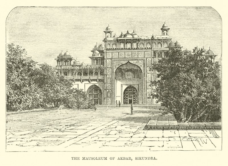 Mausoleet til Akbar, Sikundra av English School