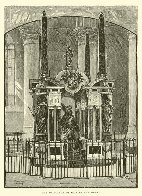 Mausoleet til William the Silent av English School