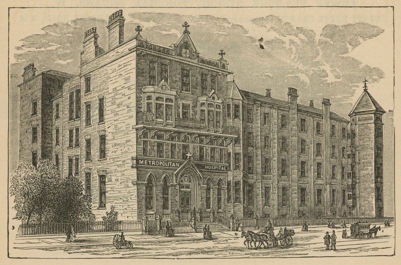 The Metropolitan Hospital, Kingsland Road, London av English School