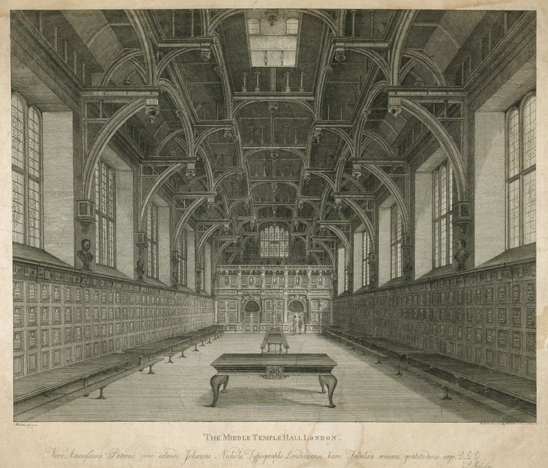 Middle Temple Hall, London av English School