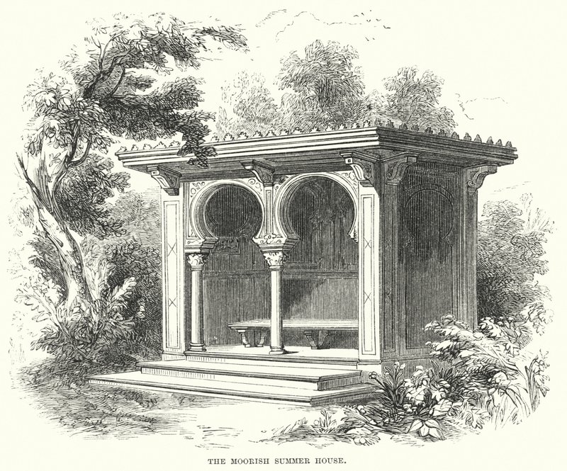 Det mauriske sommerhuset (gravering) av English School