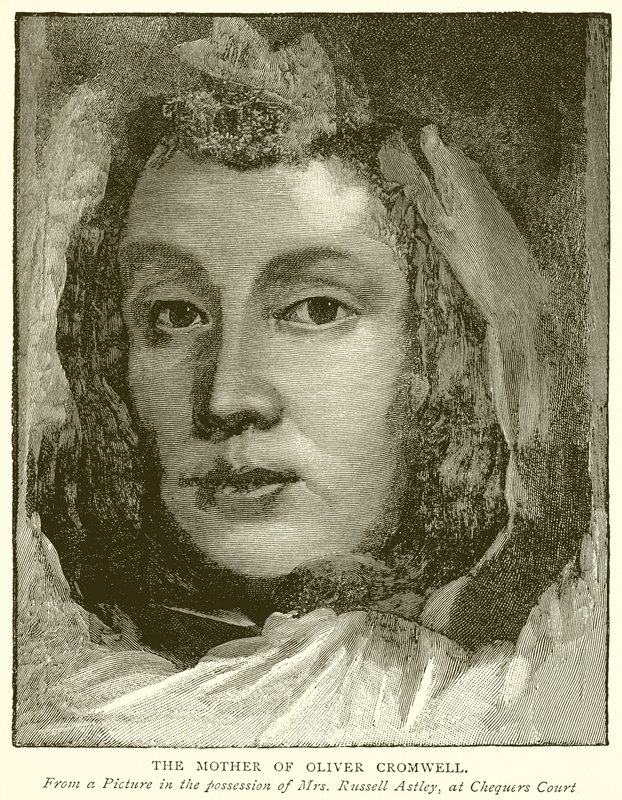 Moren til Oliver Cromwell av English School
