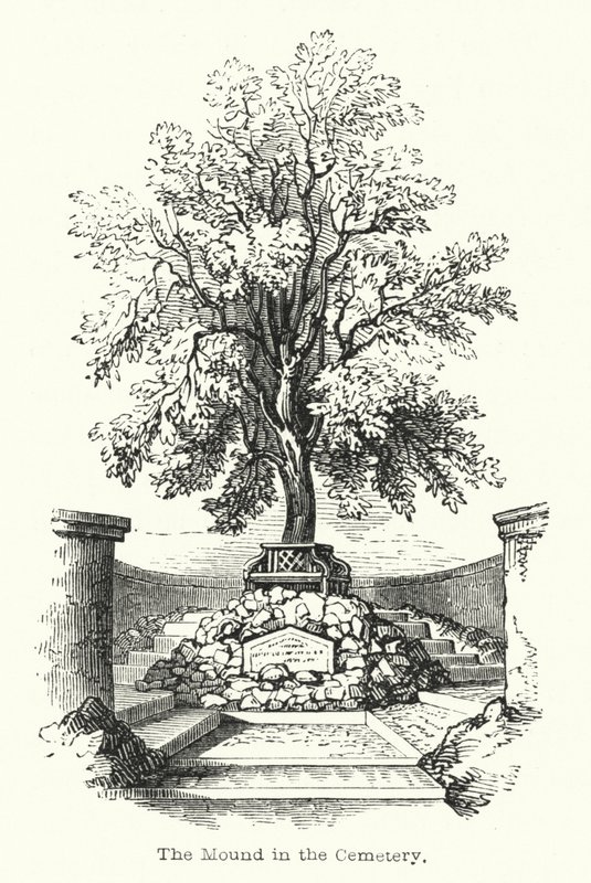 Haugen på kirkegården (gravering) av English School