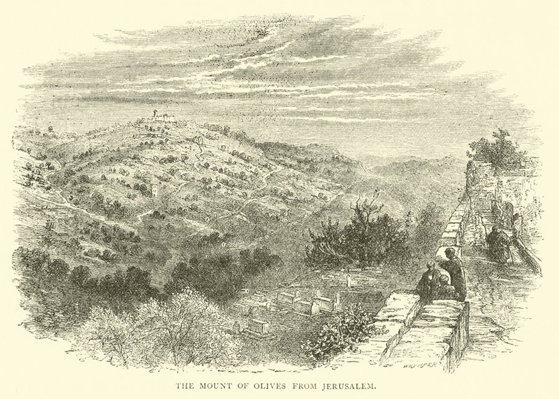 Oljeberget fra Jerusalem av English School